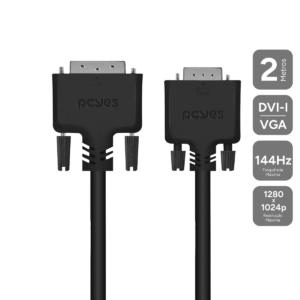 CABO DVI-I 24+5 PARA VGA 15 PINOS 2 METROS PCYES - PDVM15-2