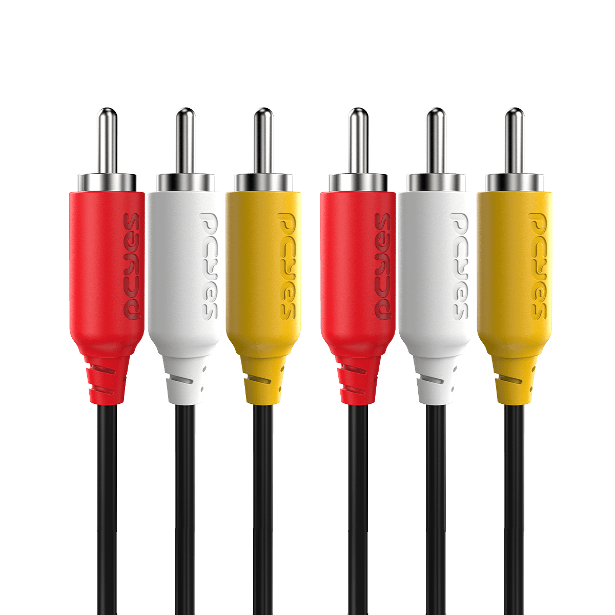 CABO DE VIDEO 3 RCA M PARA 3 RCA M - 2 MTS - P3R-2 - Imagem 3
