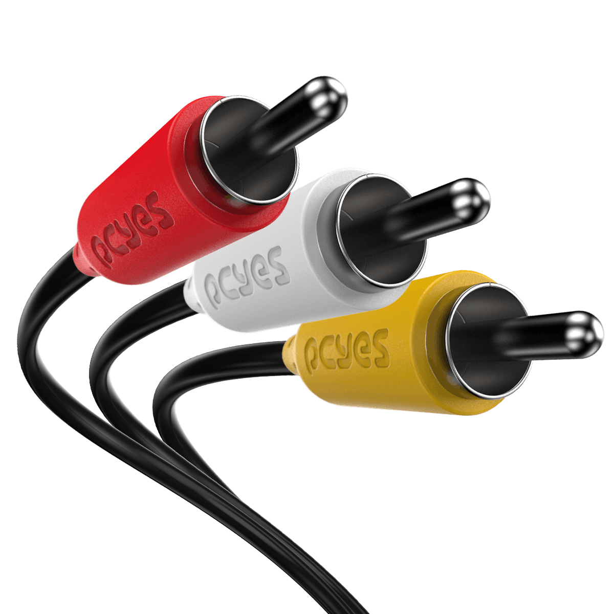 CABO DE VIDEO 3 RCA M PARA 3 RCA M - 2 MTS - P3R-2 - Imagem 4