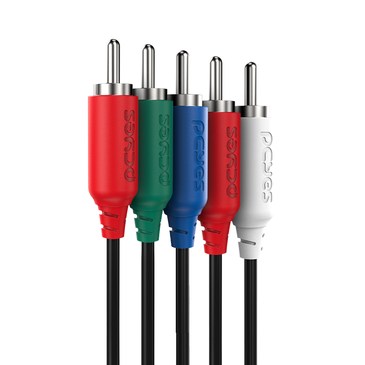 CABO DE VIDEO 5 RCA M PARA 5 RCA M - 2 MTS - P5R-2 - Imagem 3