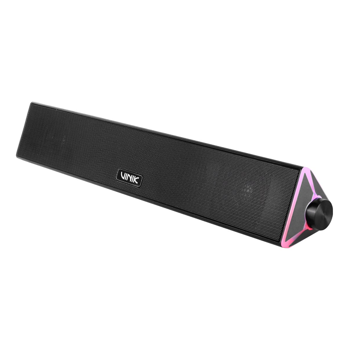 CAIXA DE SOM SOUNDBAR GAMER VINIK GALAXY 6W 2.0 LED RAINBOW - SBG6WGLX