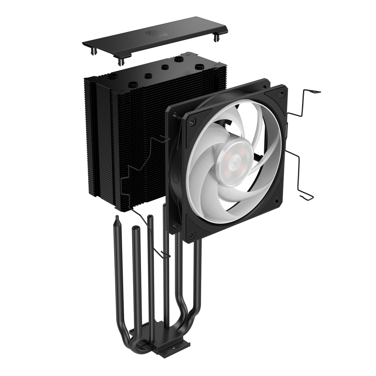 AIR COOLER PARA PROCESSADOR COOLER MASTER HYPER 212 3DHP PRETO ARGB AMD/INTEL 120MM | MAY-T2HP-217PA-R1 - Imagem 2