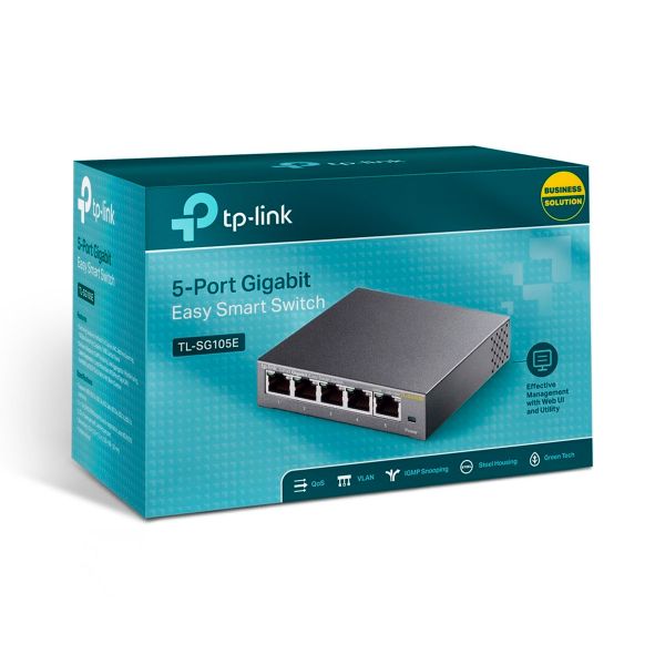 SWITCH 05 PORTAS TL-SG105E GIGA EASY SMART - Imagem 4